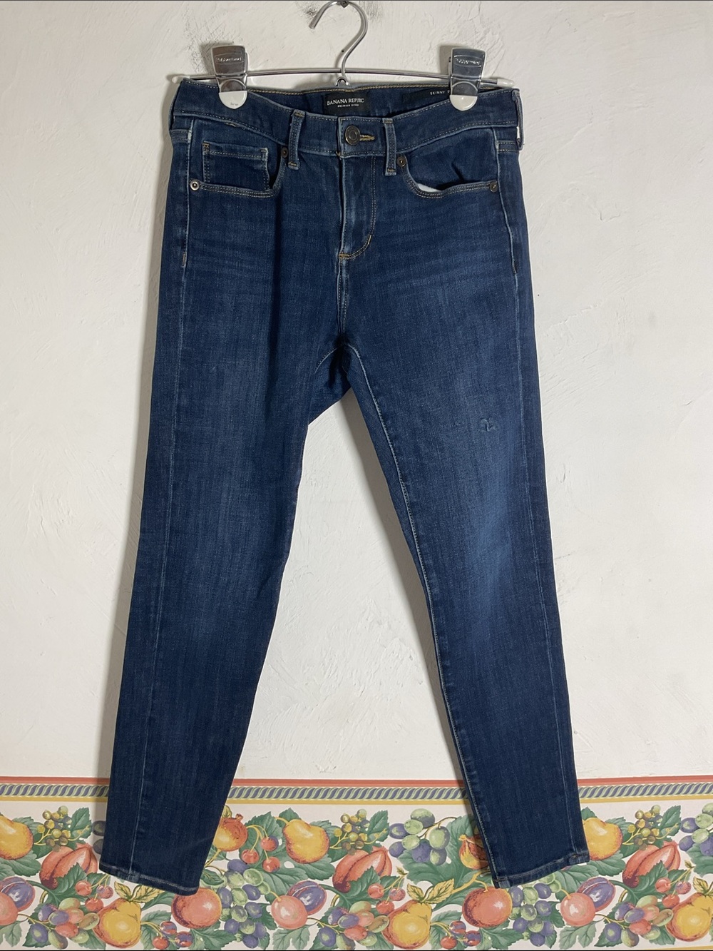 Banana Republic Premium Denim Skinny Jeans Dark Wash Size 26